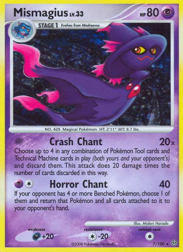 Mismagius 007/106 Rare Holo