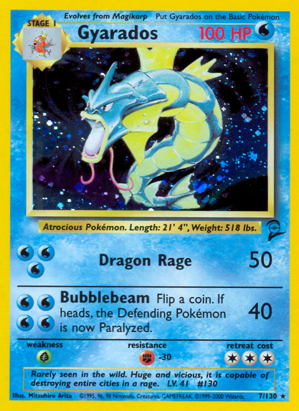 Gyarados 007/130 Rare Holo