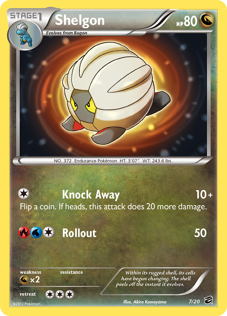Shelgon 007/21 Rare Holo