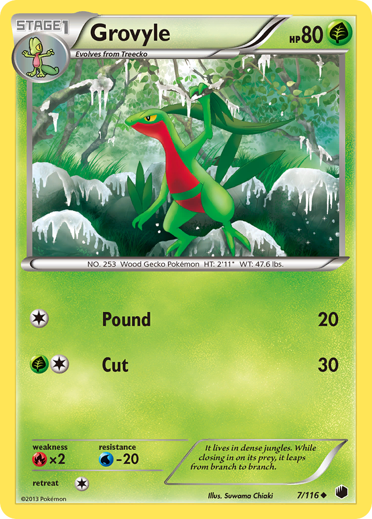 Grovyle 007/122 Uncommon
