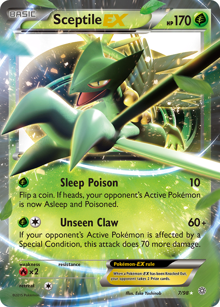 Sceptile-EX 007/100 Rare Holo EX