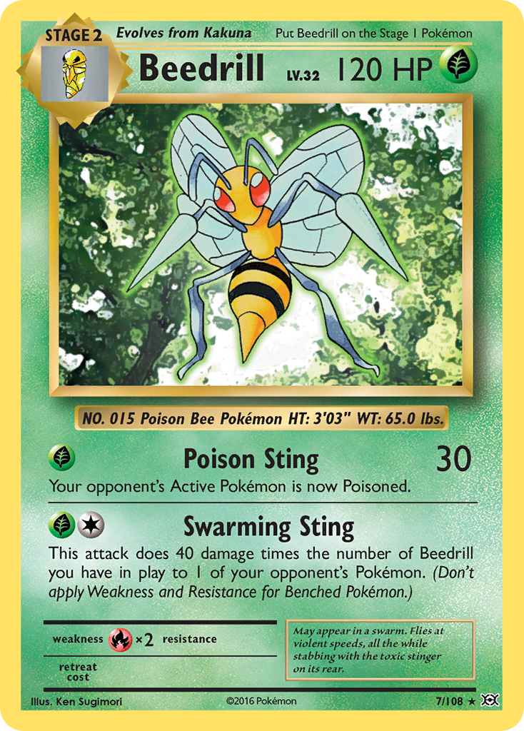 Beedrill 007/113 Rare
