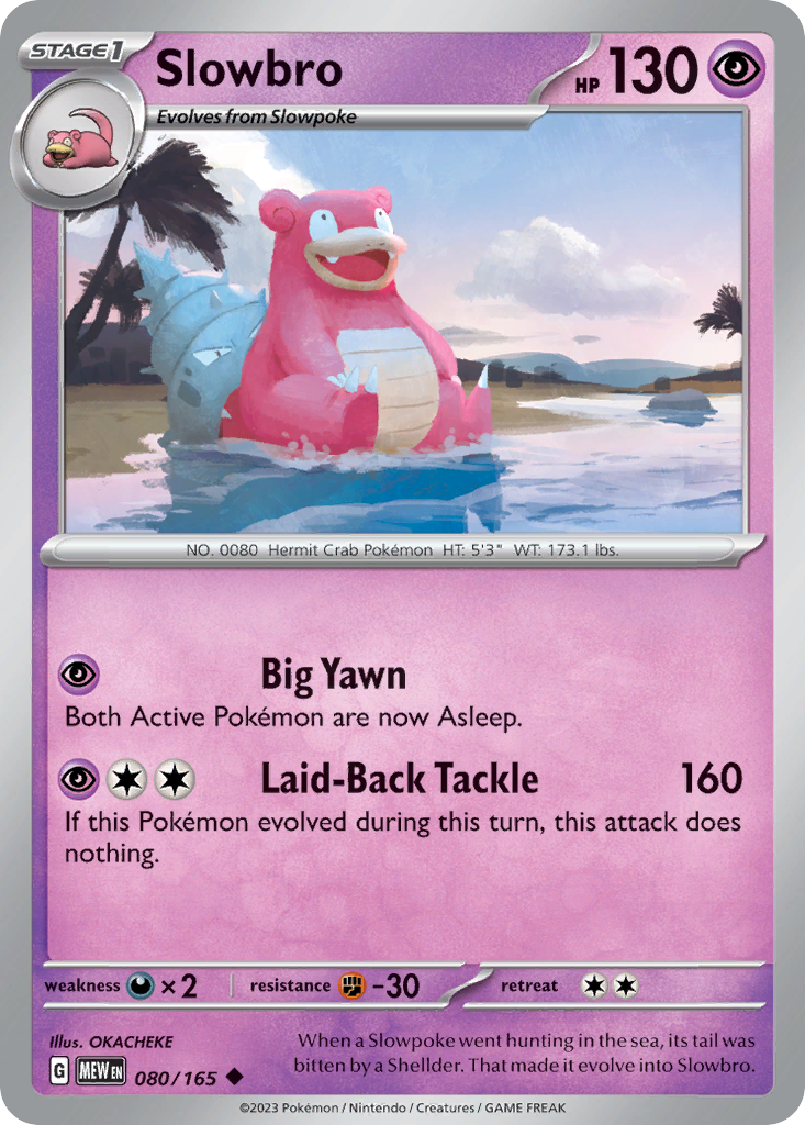 Slowbro 080/207 Uncommon