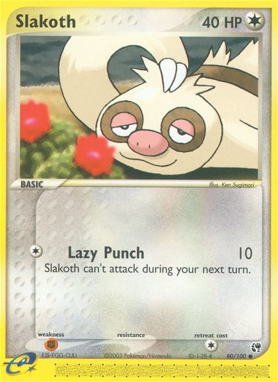 Slakoth 080/100 Common