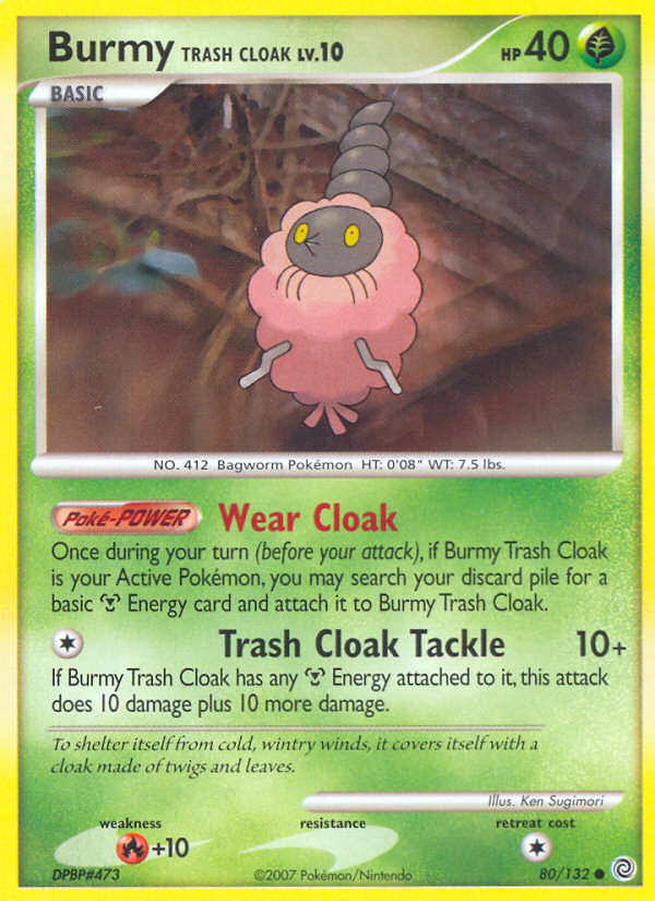 Burmy Trash Cloak 080/132 Common
