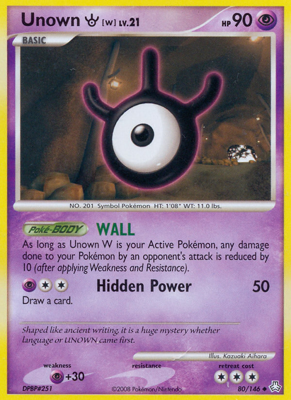 Unown [W] 080/146 Uncommon