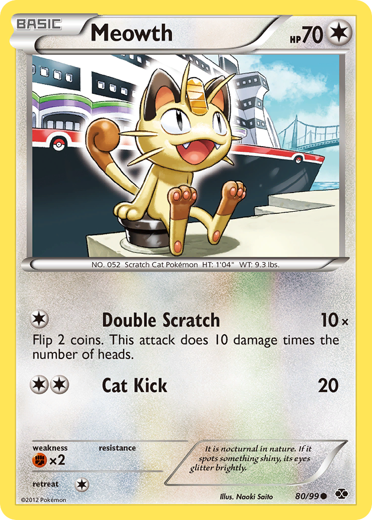 Meowth 080/103 Common
