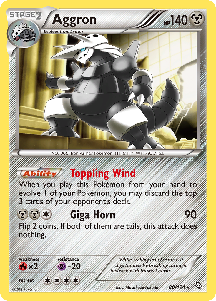 Aggron 080/128 Rare Holo