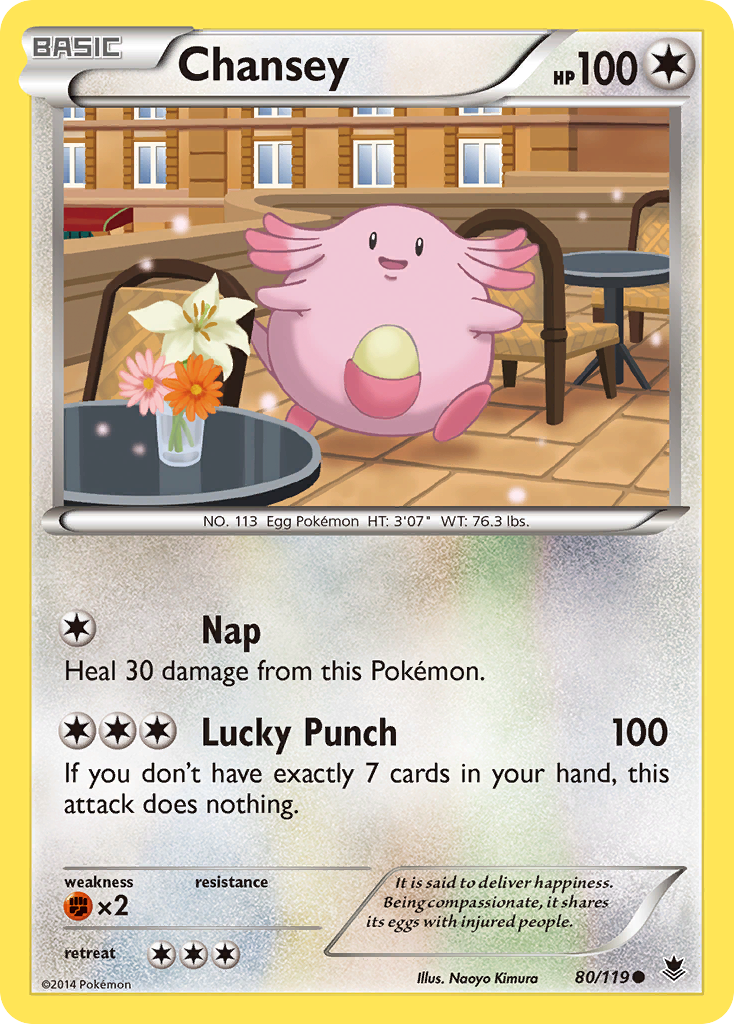 Chansey 080/124 Common