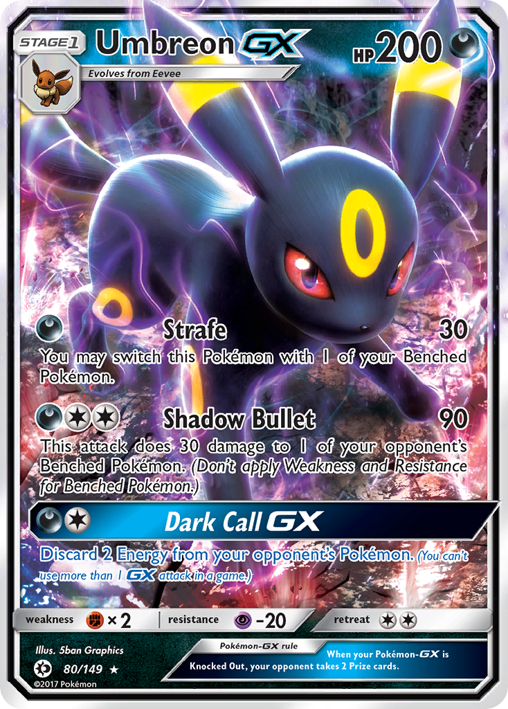 Umbreon-GX 080/173 Rare Holo GX