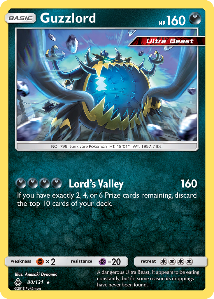 Guzzlord 080/150 Rare Holo