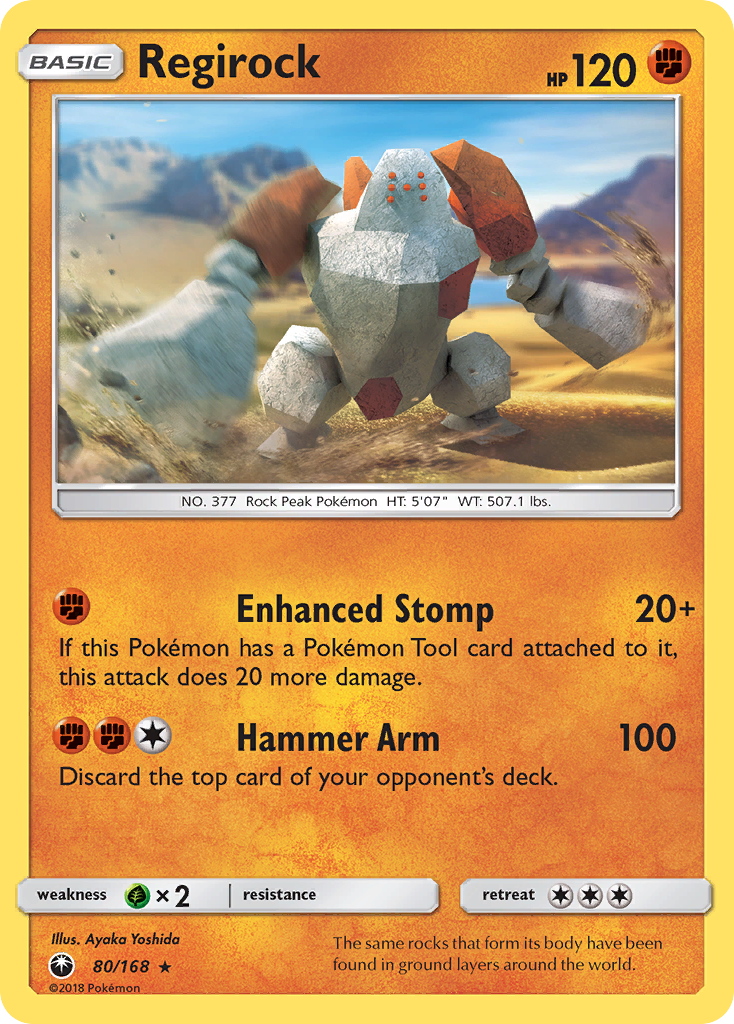 Regirock 080/187 Rare
