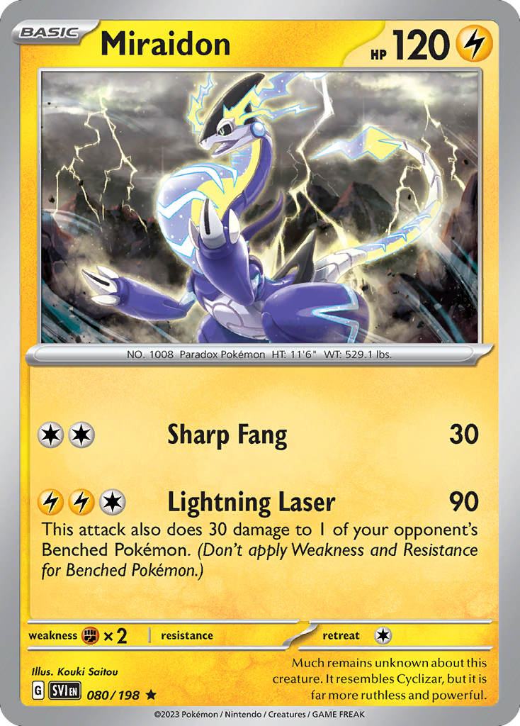 Miraidon 080/258 Rare