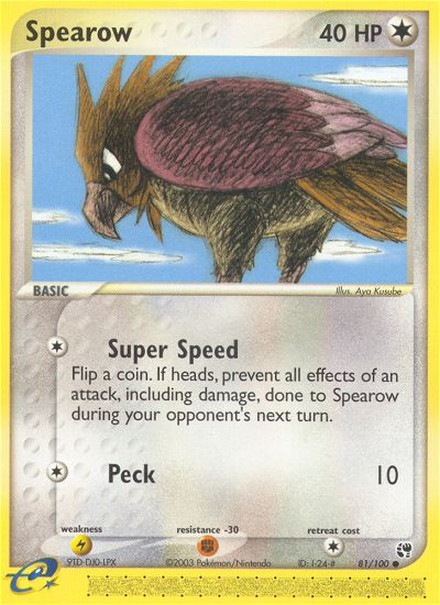 Spearow 081/100 Common