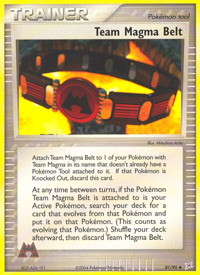 Team Magma Belt 081/97 Uncommon