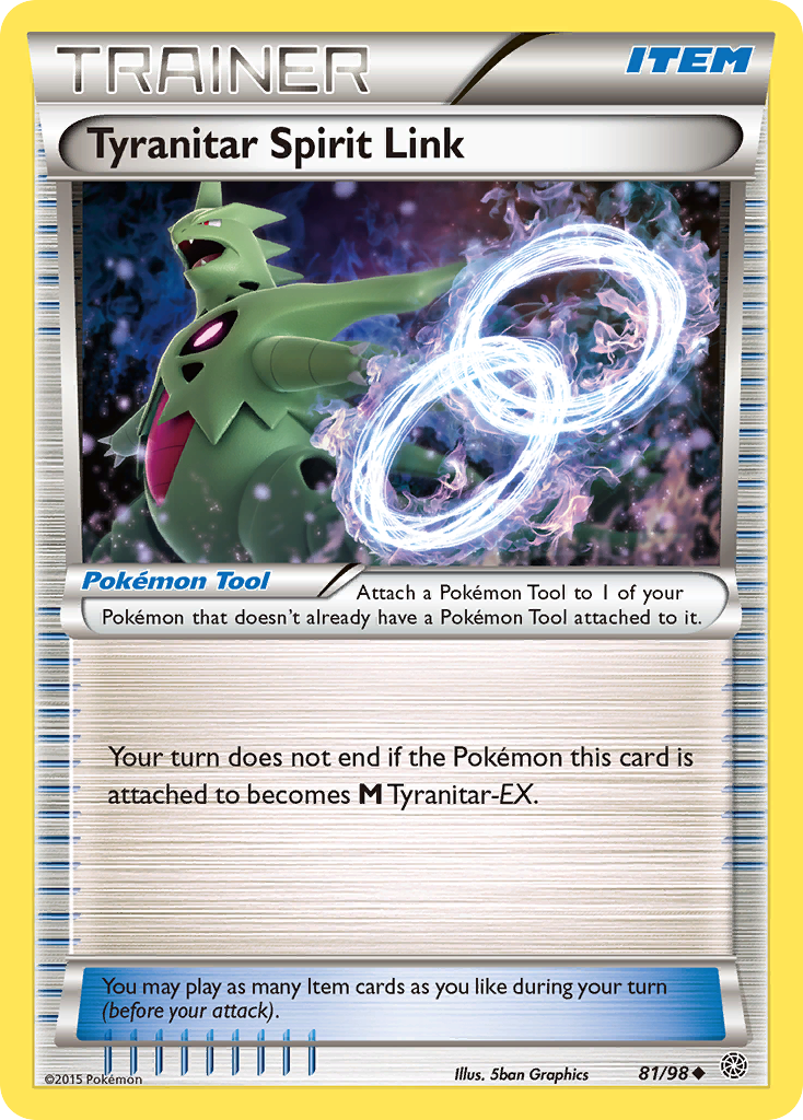 Tyranitar Spirit Link 081/100 Uncommon