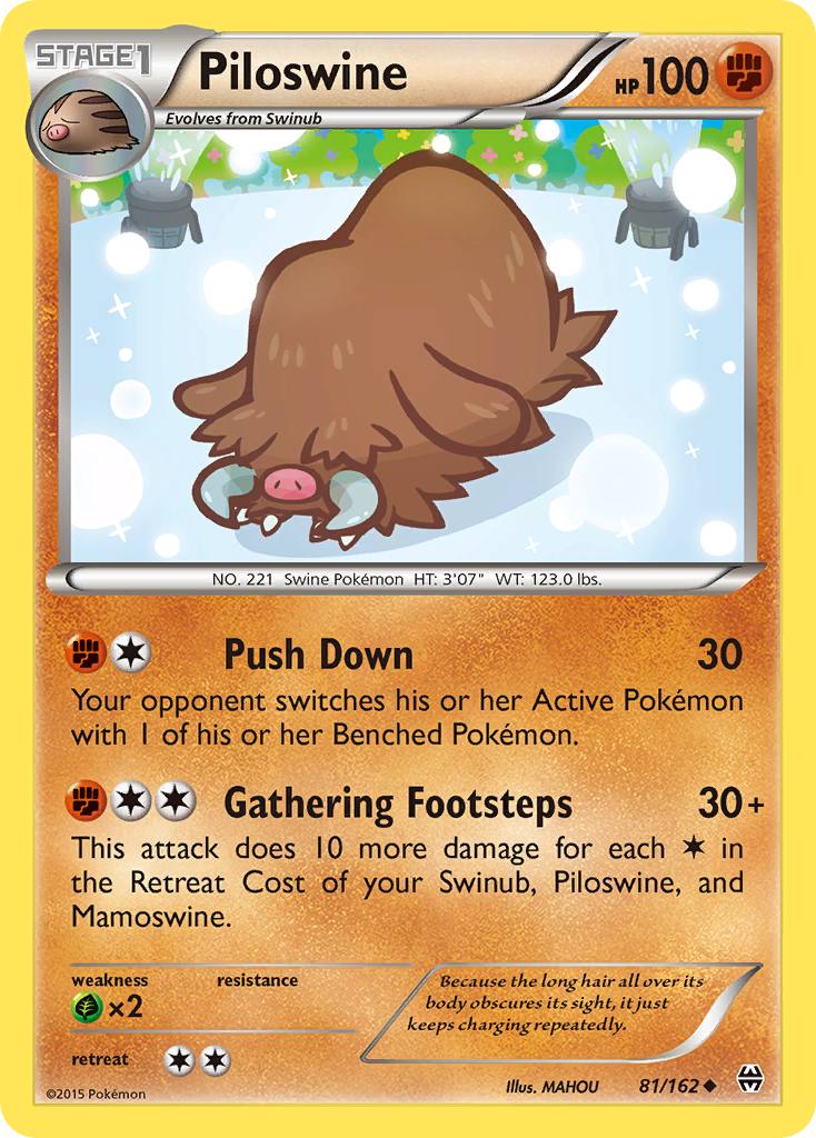 Piloswine 081/165 Uncommon