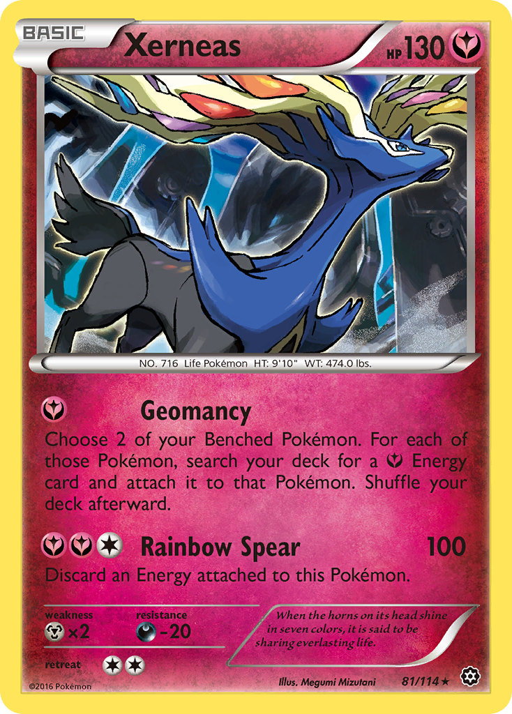 Xerneas 081/116 Rare Holo