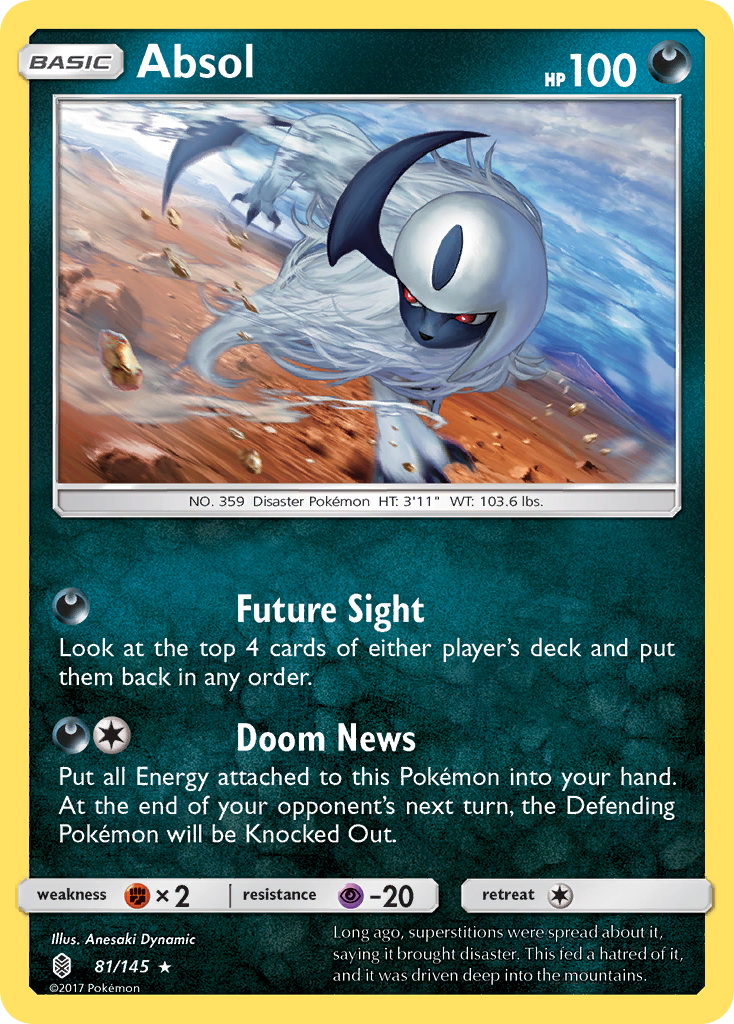 Absol 081/180 Rare Holo