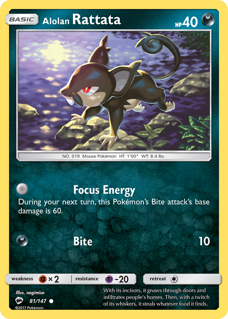 Alolan Rattata 081/177 Common