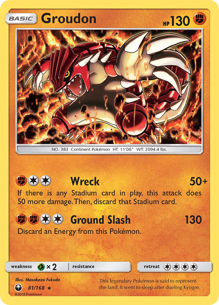 Groudon 081/187 Rare Holo