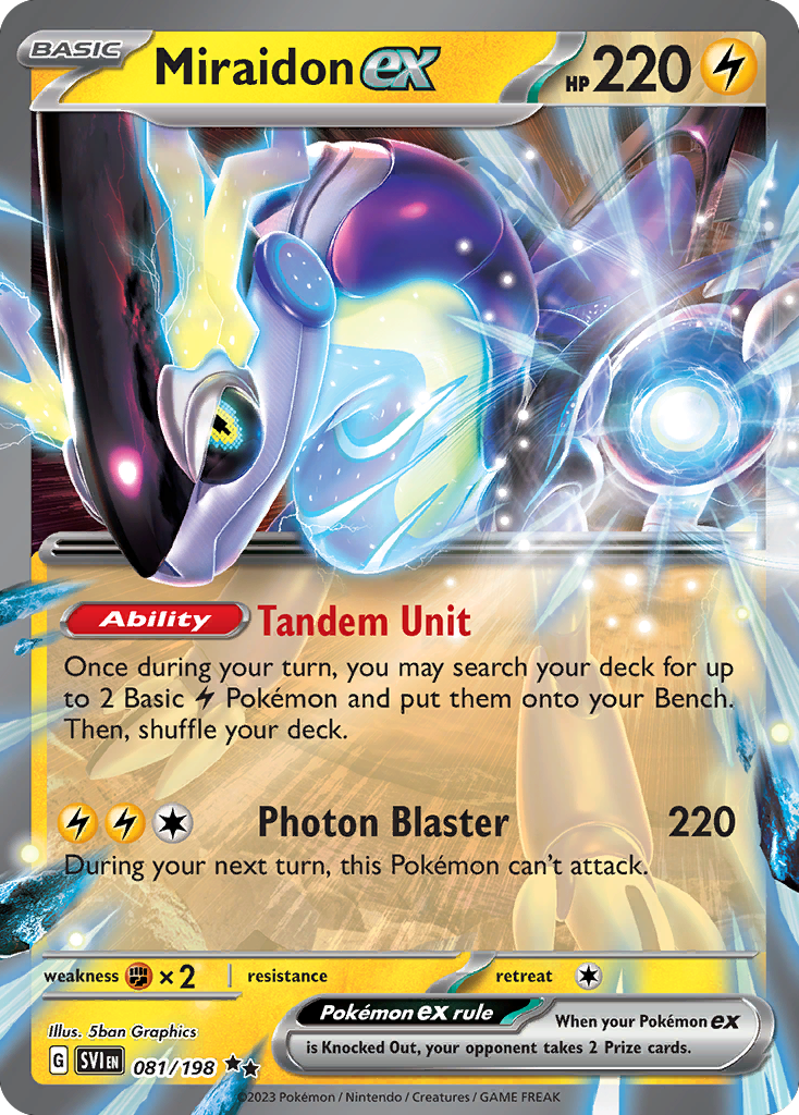 Miraidon ex 081/258 Double Rare