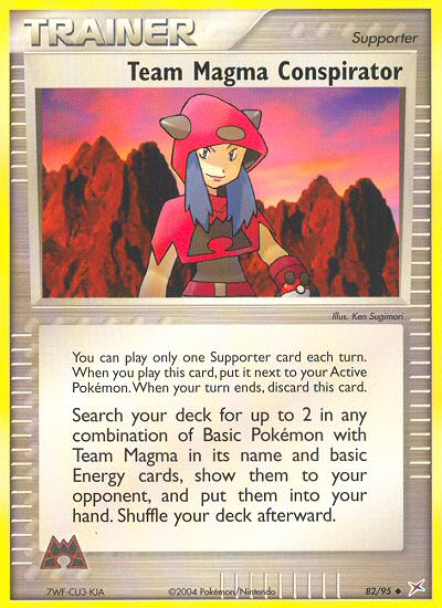 Team Magma Conspirator 082/97 Uncommon