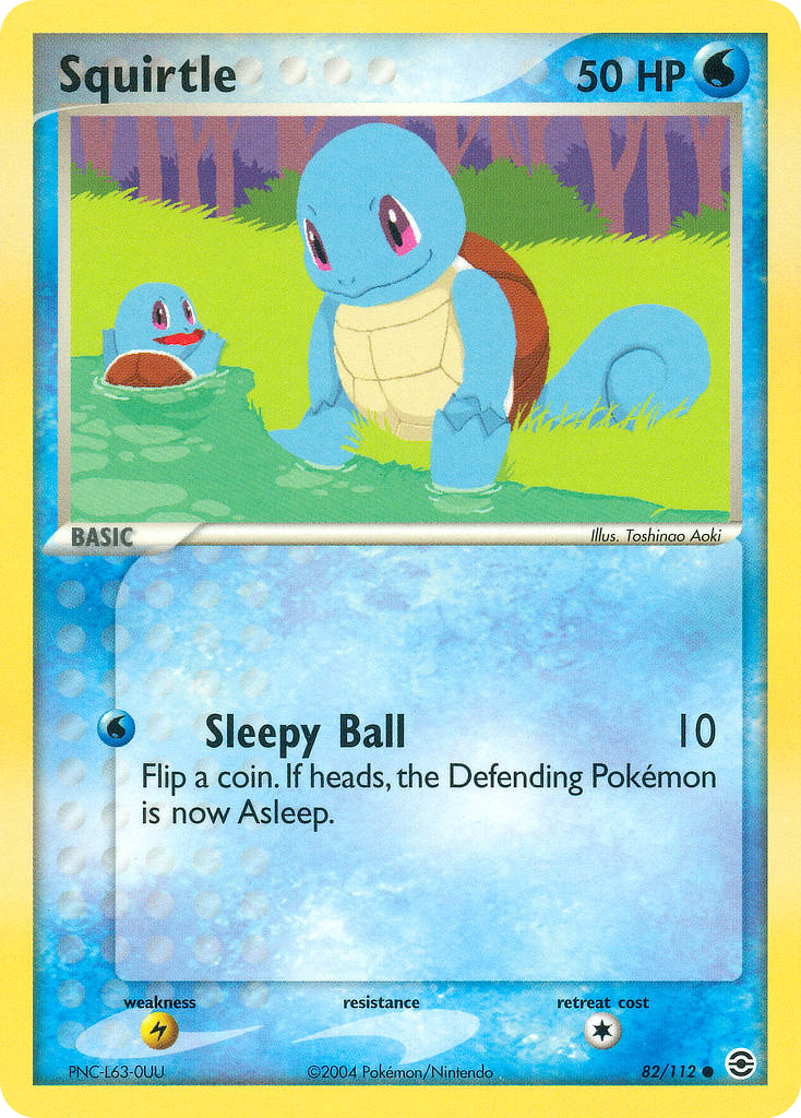 Squirtle 082/116 Common