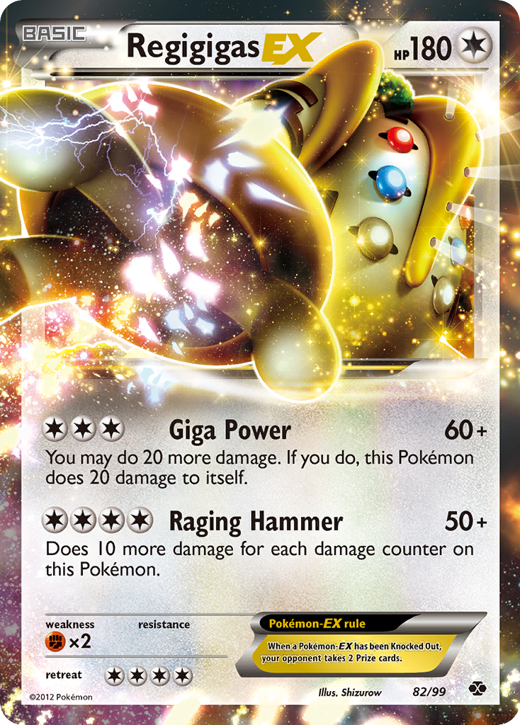 Regigigas-EX 082/103 Rare Holo EX