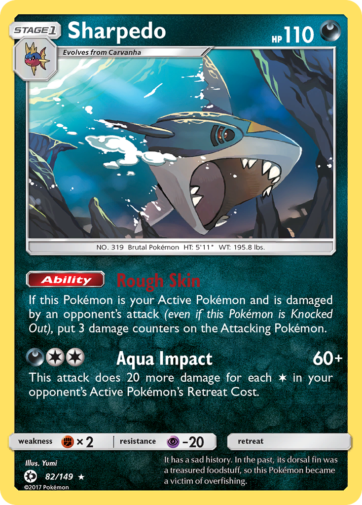 Sharpedo 082/173 Rare Holo