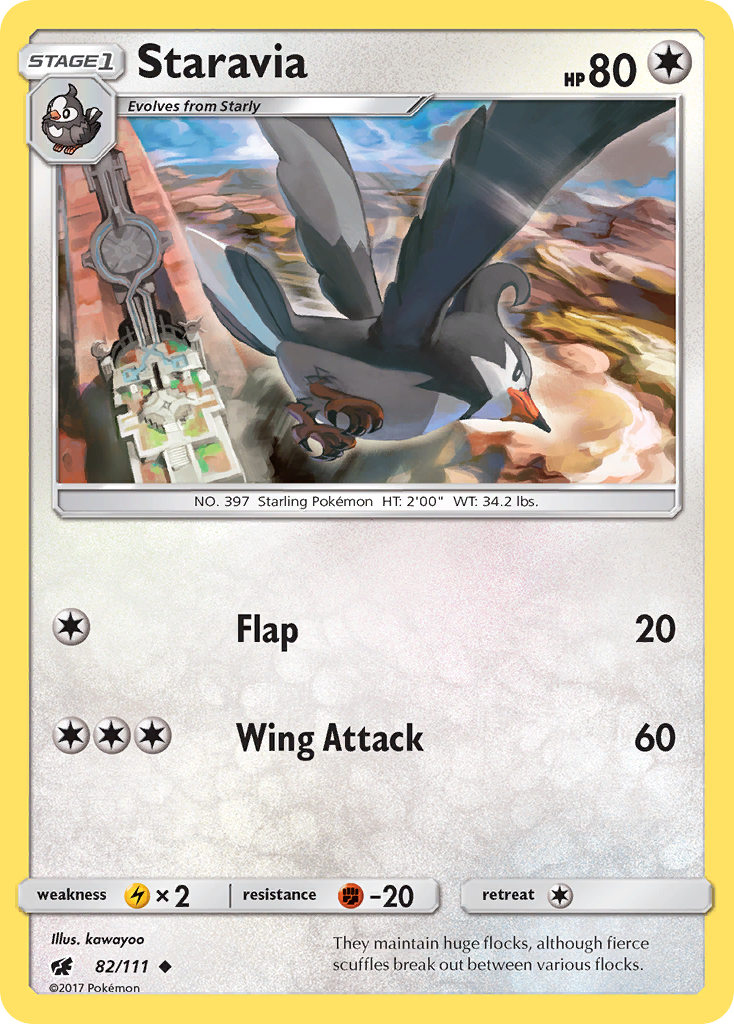 Staravia 082/126 Uncommon