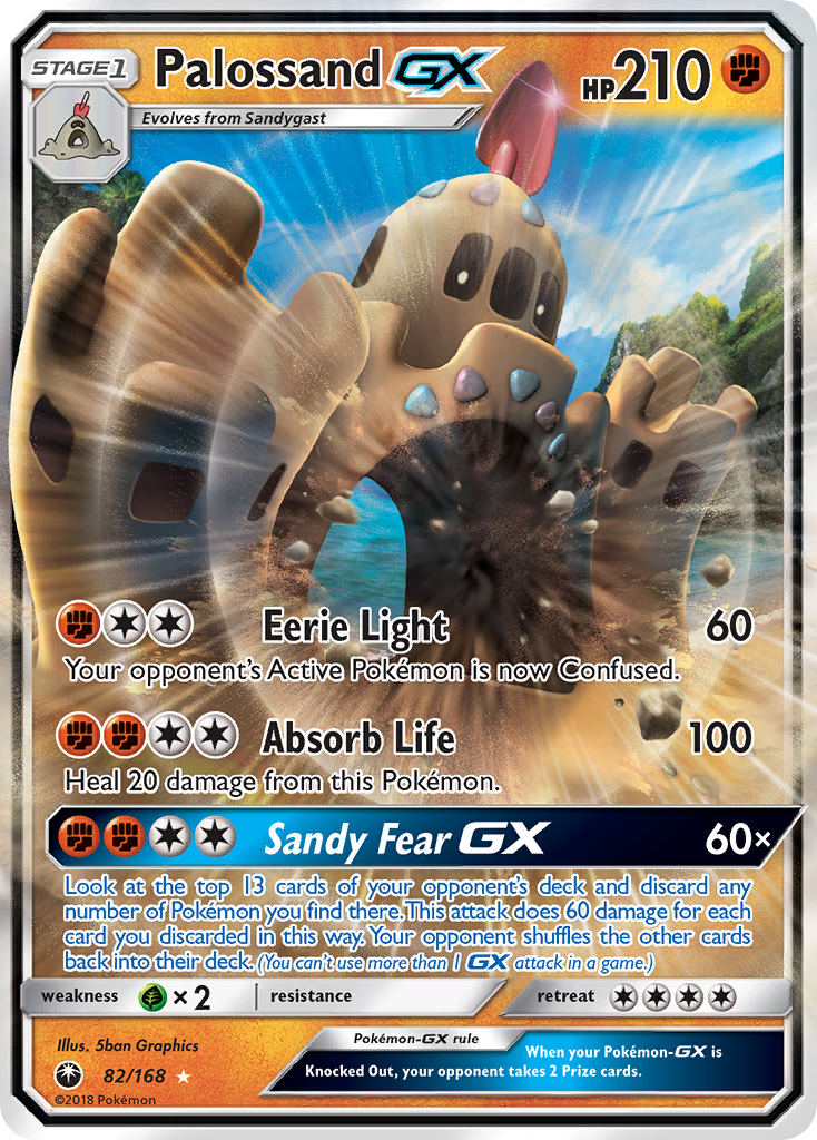 Palossand-GX 082/187 Rare Holo GX
