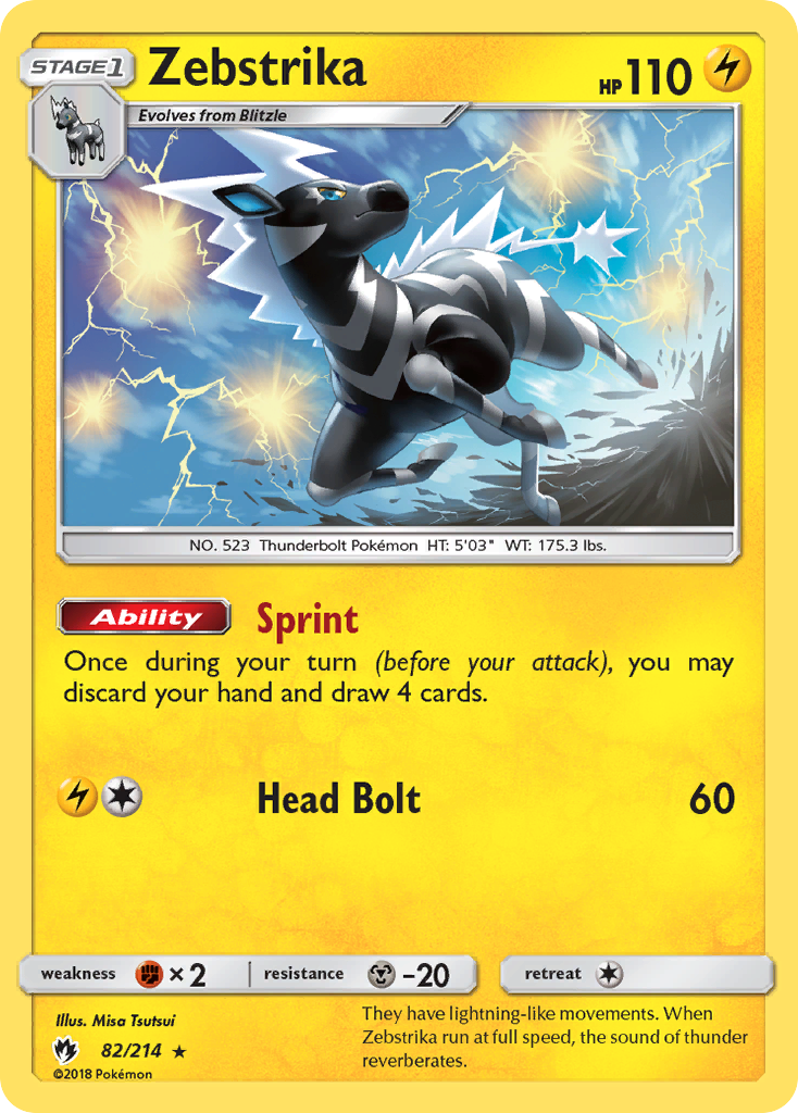 Zebstrika 082/240 Rare