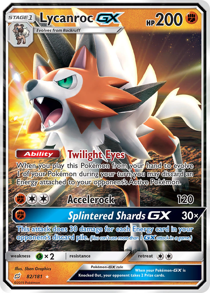 Lycanroc-GX 082/198 Rare Holo GX