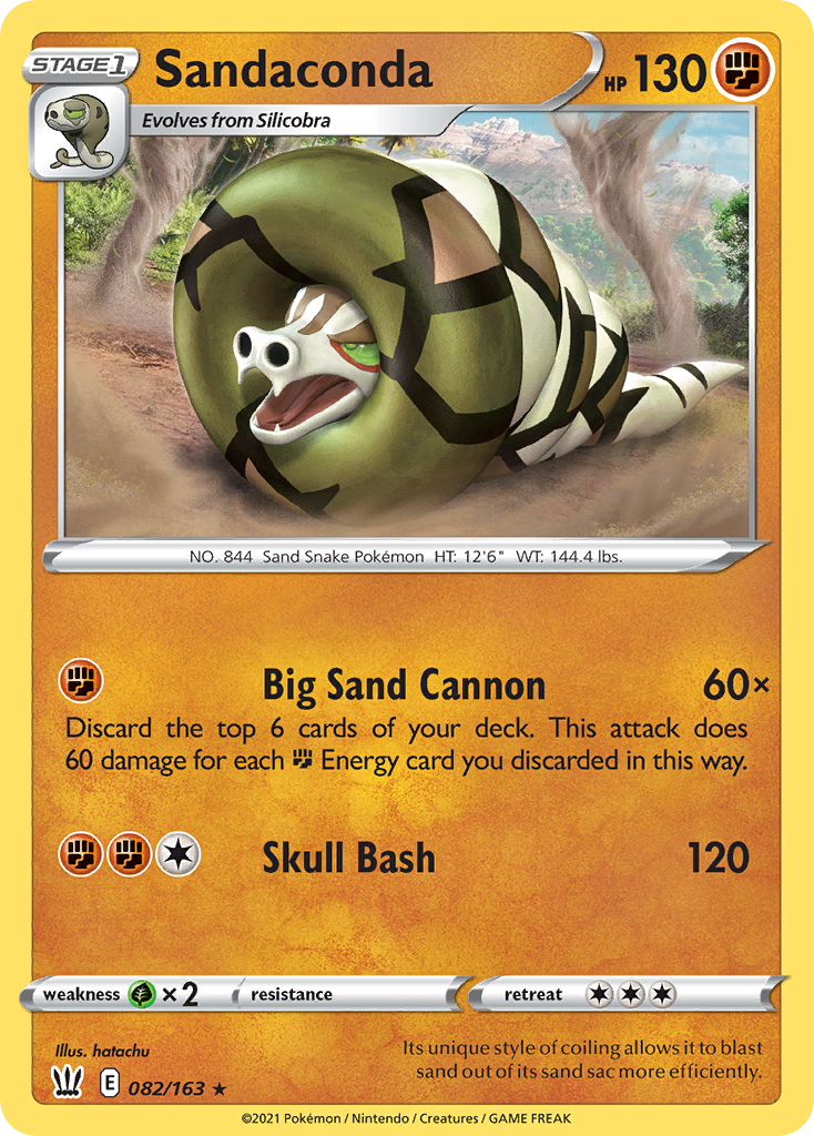 Sandaconda 082/183 Rare Holo