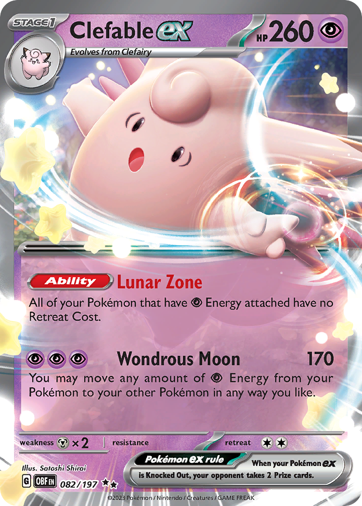 Clefable ex 082/230 Double Rare