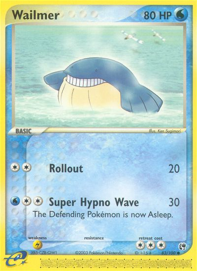 Wailmer 083/100 Common