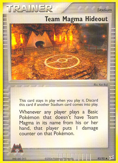 Team Magma Hideout 083/97 Uncommon