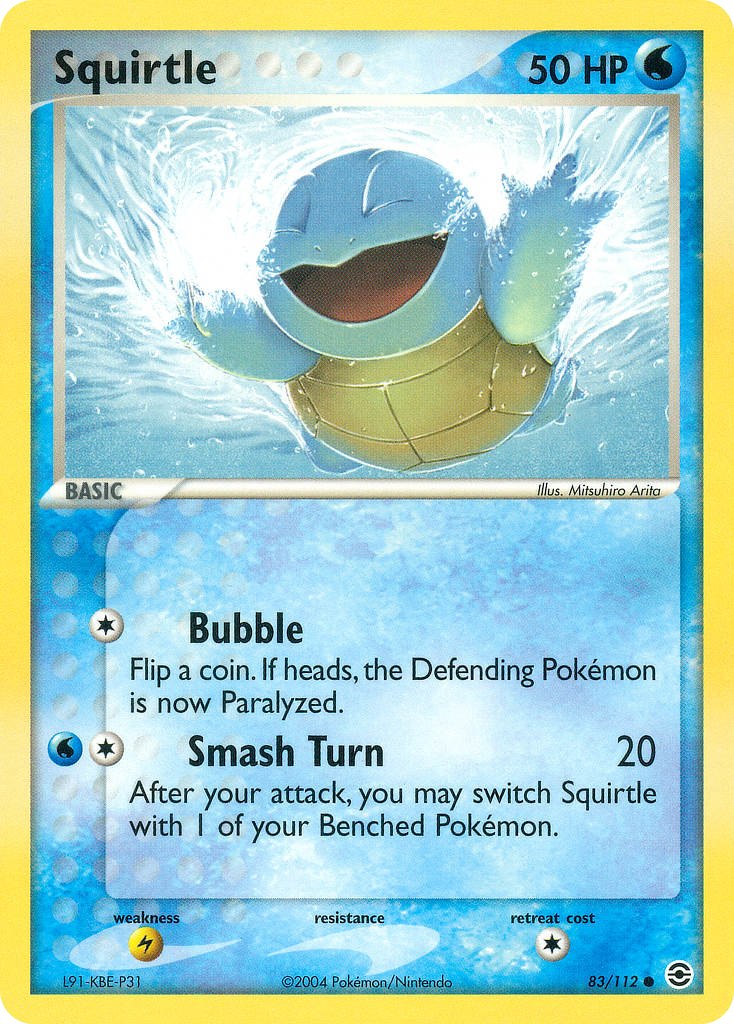 Squirtle 083/116 Common