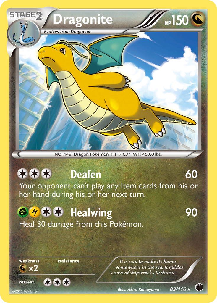 Dragonite 083/122 Rare Holo