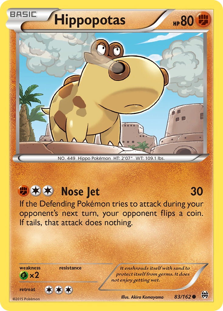Hippopotas 083/165 Common