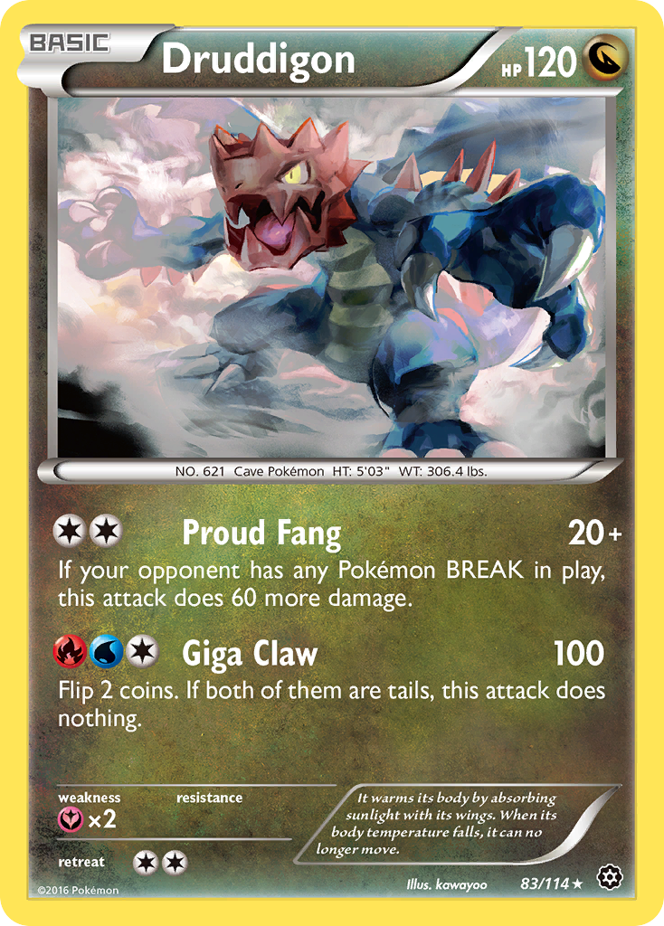 Druddigon 083/116 Rare