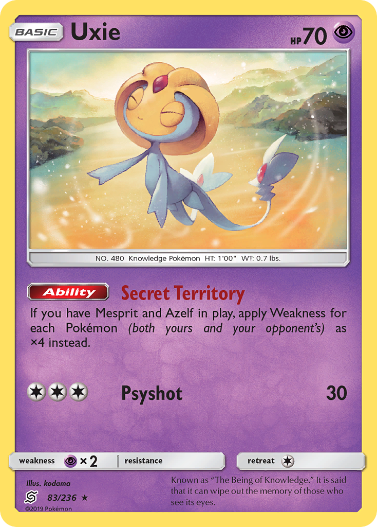 Uxie 083/260 Rare Holo