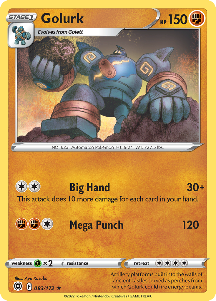Golurk 083/186 Rare