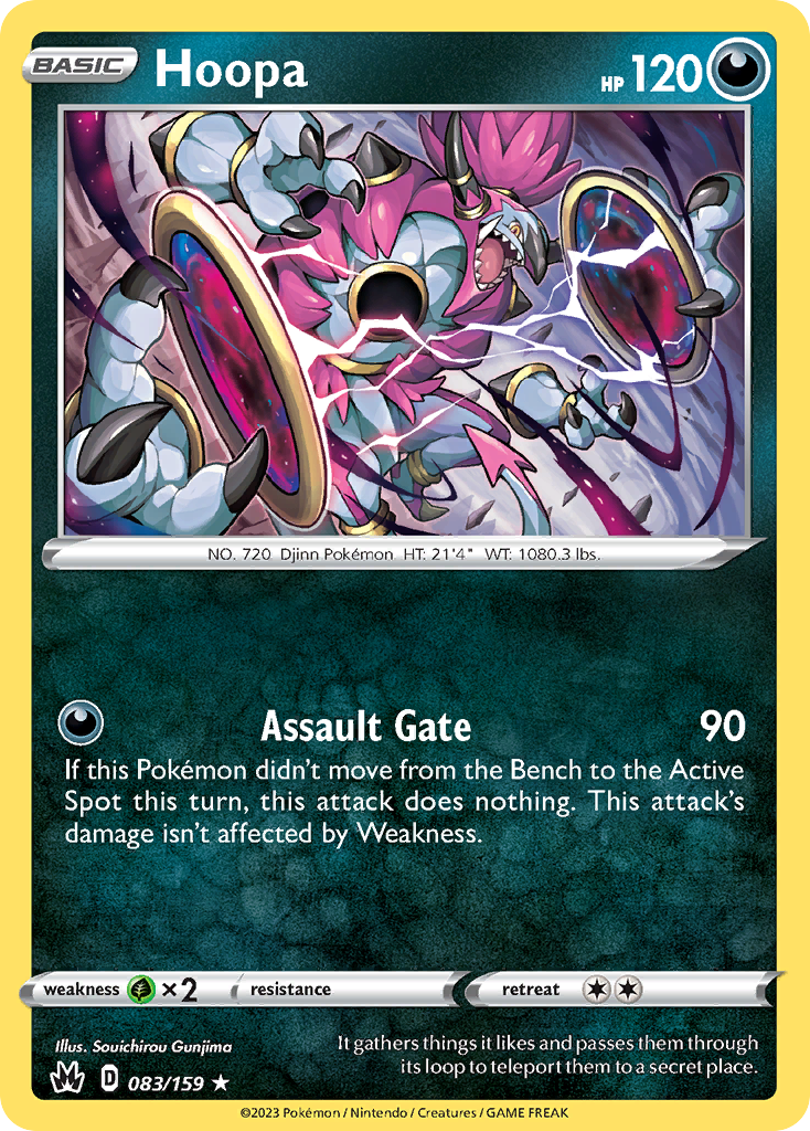 Hoopa 083/160 Rare Holo