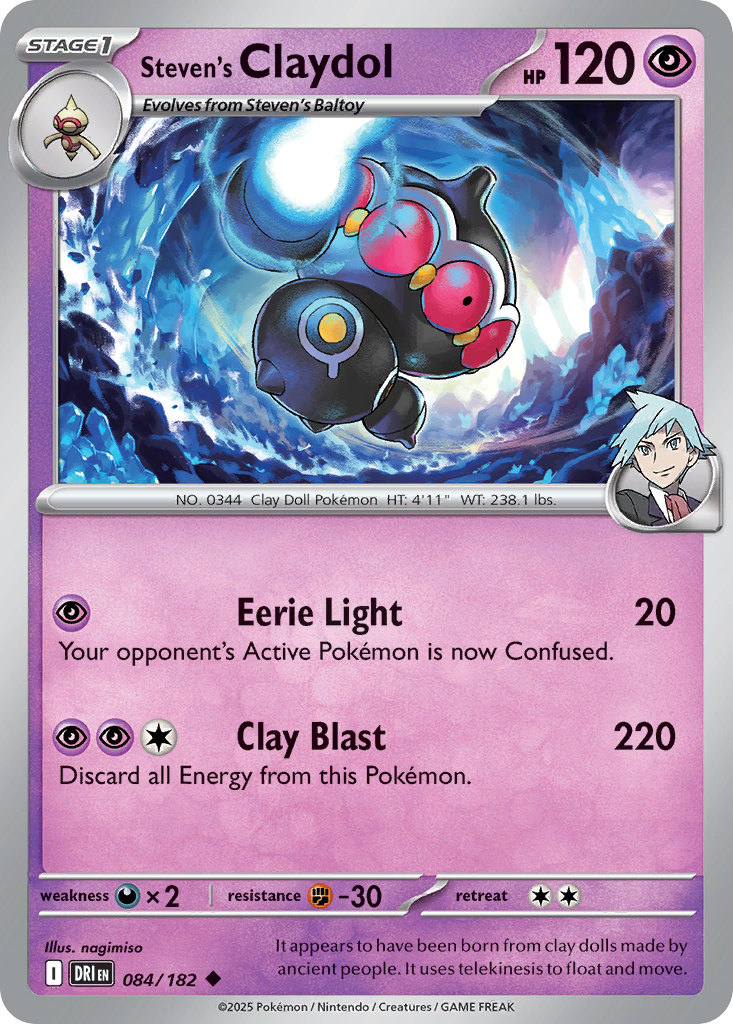 Steven's Claydol 084/244 Uncommon