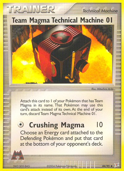 Team Magma Technical Machine 01 084/97 Uncommon