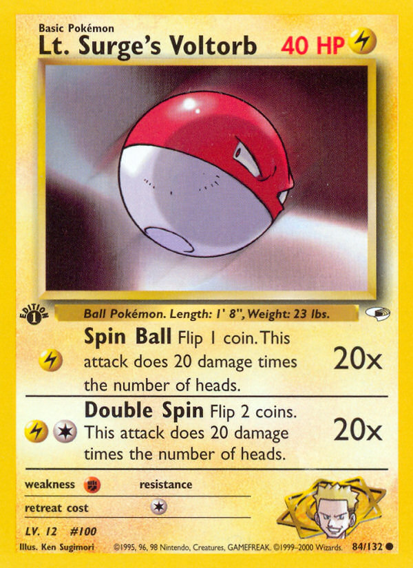 Lt. Surge's Voltorb 084/132 Common