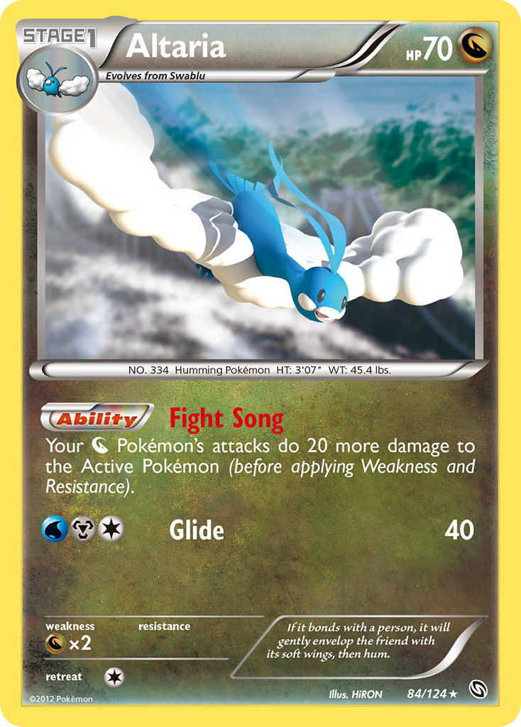Altaria 084/128 Rare Holo