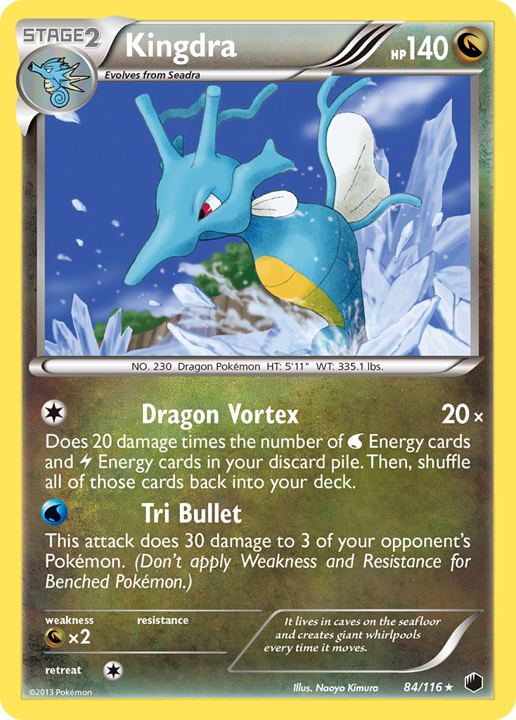 Kingdra 084/122 Rare Holo